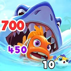 Скачать взлом Fish Go.io - Be the fish king  [МОД Бесконечные деньги] - стабильная версия apk на Андроид