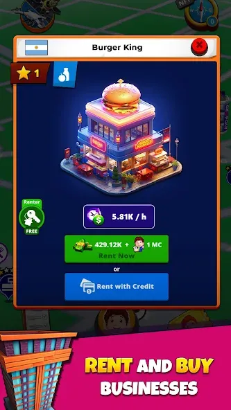 Geopoly: Tycoon NFT Idle Game (ГЕОПОЛИ Реал)  [МОД Mega Pack] Screenshot 1