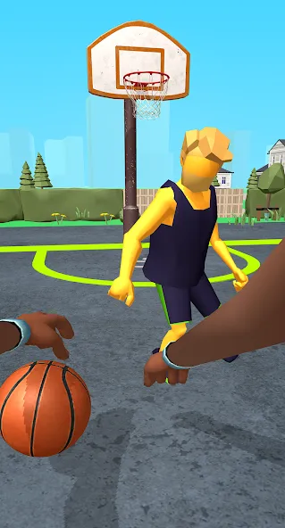 Dribble Hoops (Дрибл Хупс)  [МОД Все открыто] Screenshot 1