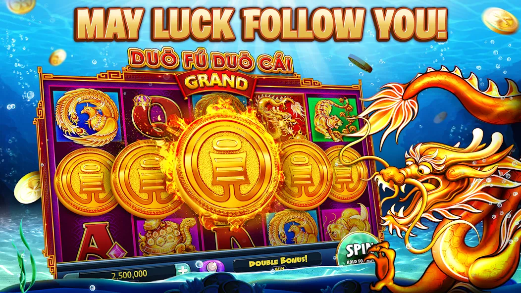 Gold Fish Casino Slot Games (Голдфиш)  [МОД Mega Pack] Screenshot 2