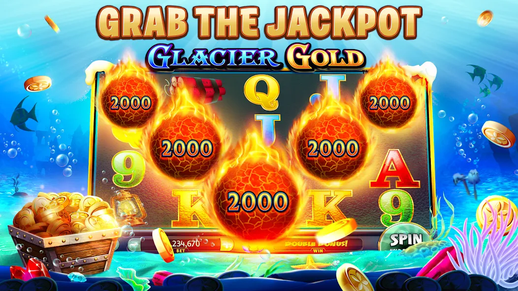 Gold Fish Casino Slot Games (Голдфиш)  [МОД Mega Pack] Screenshot 3