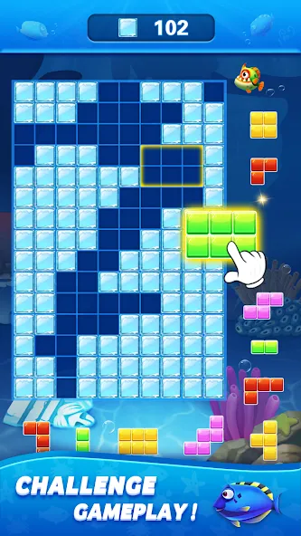 Block Ocean 1010 Puzzle Games (Блок Океан 1010 Головоломки)  [МОД Unlocked] Screenshot 2