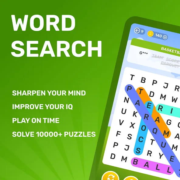 Word Search Puzzle Game  [МОД Меню] Screenshot 1