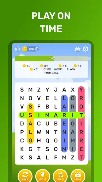 Word Search Puzzle Game  [МОД Меню] Screenshot 3