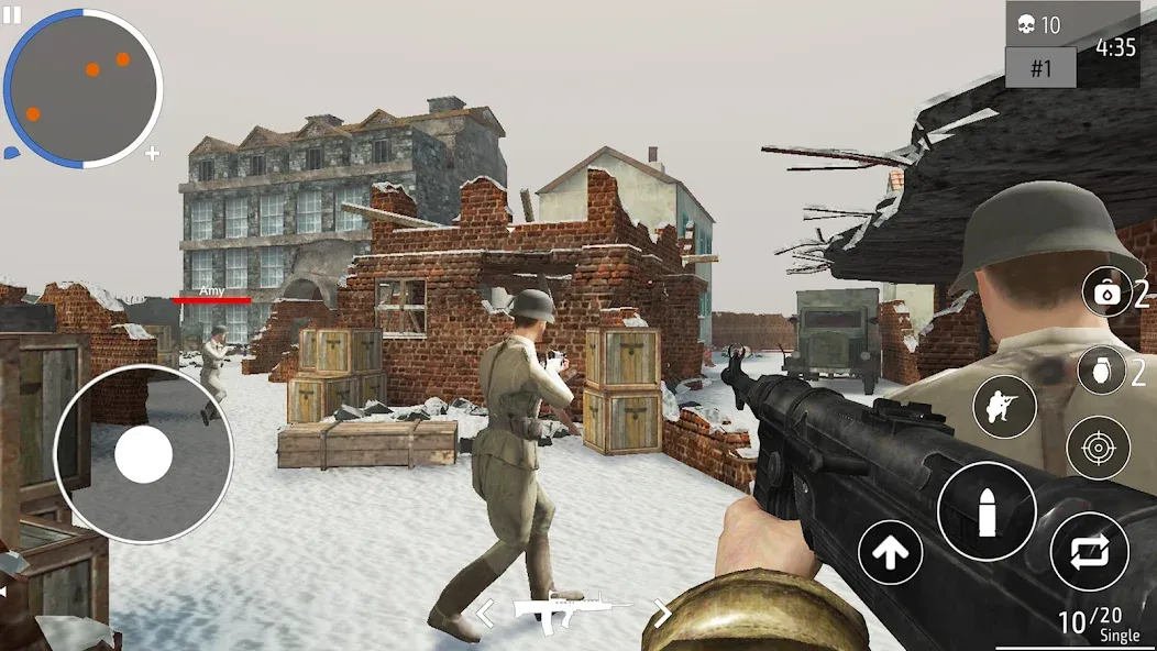 World War 2 Shooter offline (Мировая война 2 Стрелок)  [МОД Unlocked] Screenshot 5