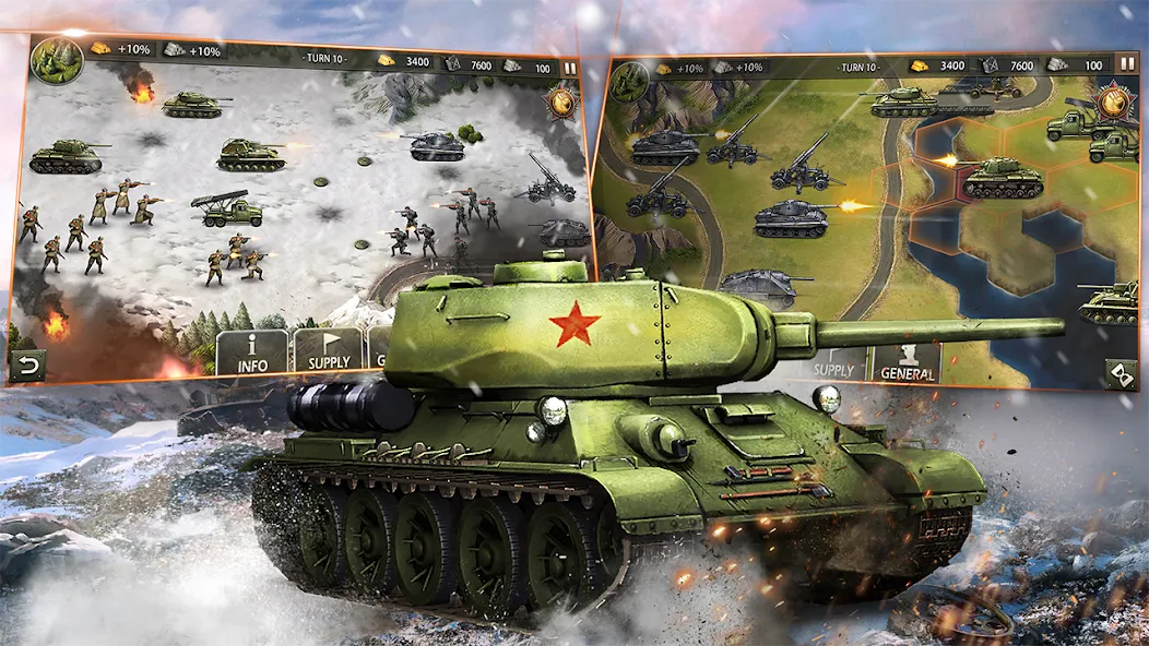 World War 2:WW2 Strategy Games (Вторая мировая война)  [МОД Бесконечные деньги] Screenshot 4