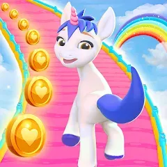 Взломанная Unicorn Kingdom: Running Games (Юникорн Кингдом)  [МОД Unlimited Money] - стабильная версия apk на Андроид