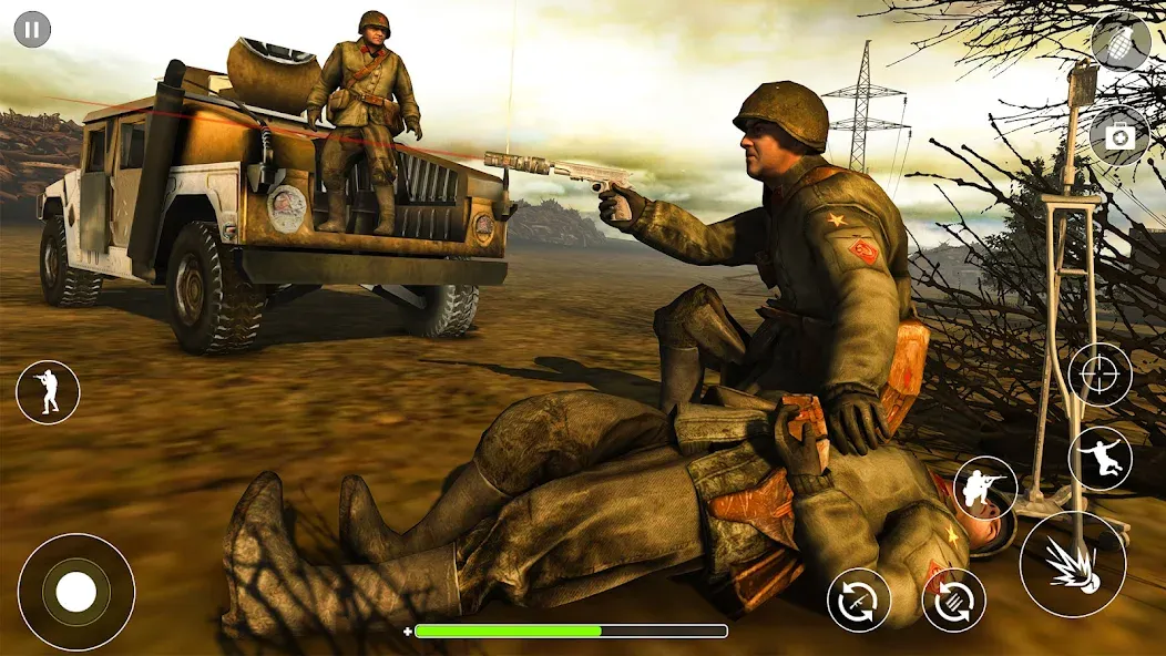 WW2 Survival Shooter :Gun fire (Вторая Мировая Война  )  [МОД Mega Pack] Screenshot 3