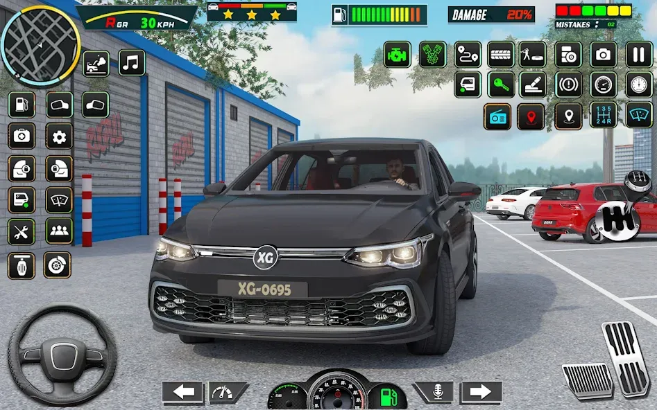 City Car Driving - Car Games (Сити Кар Драйвинг)  [МОД Меню] Screenshot 1