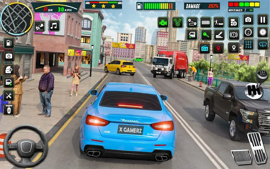 City Car Driving - Car Games (Сити Кар Драйвинг)  [МОД Меню] Screenshot 3