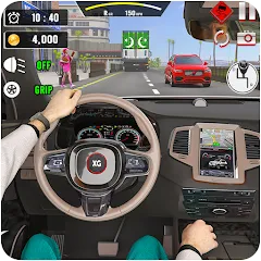 Скачать взломанную City Car Driving - Car Games (Сити Кар Драйвинг)  [МОД Меню] - последняя версия apk на Андроид