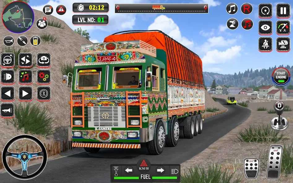 Indian Truck Drive Truck Games (Индийский грузовой симулятор)  [МОД Unlocked] Screenshot 2