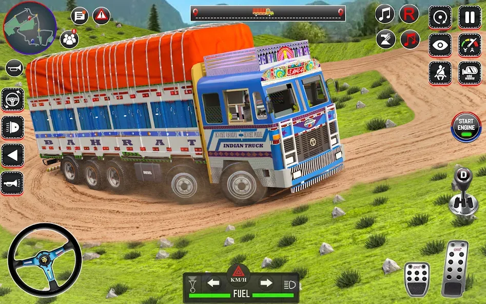 Indian Truck Drive Truck Games (Индийский грузовой симулятор)  [МОД Unlocked] Screenshot 3