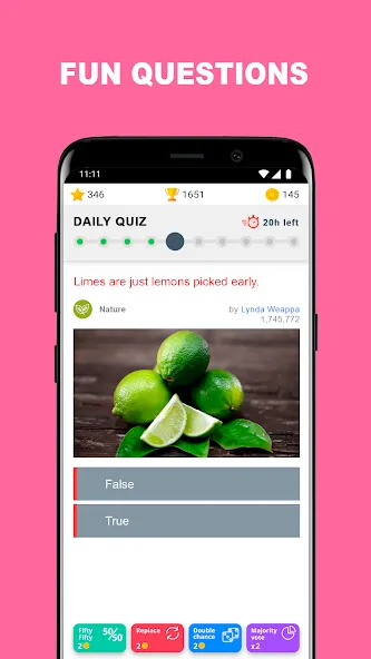 QuizzClub. Quiz & Trivia game (КвиззКлуб)  [МОД Бесконечные монеты] Screenshot 2