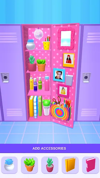 DIY Locker 3D (ДИУАЙ Локер 3Д)  [МОД Бесконечные деньги] Screenshot 1