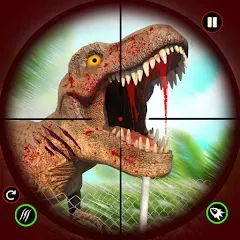 Скачать взлом Dino Hunting Sniper Shooter 3D  [МОД Бесконечные деньги] - последняя версия apk на Андроид