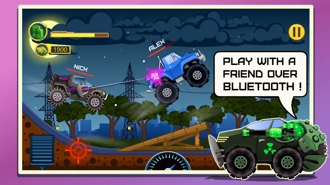 Mad Hill Racing: Bluetooth (Мад Хилл Рейсинг)  [МОД Все открыто] Screenshot 1