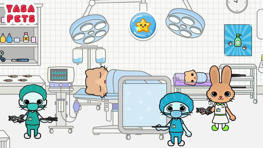 Yasa Pets Hospital (Яса Петс Хоспитал)  [МОД Много монет] Screenshot 3