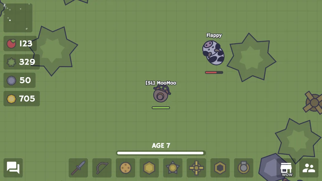 MooMoo.io (Official)  [МОД Много монет] Screenshot 3