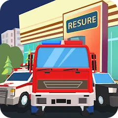 Скачать взломанную Idle Rescue Tycoon (Айдл Рескью Тайкун)  [МОД Бесконечные деньги] - полная версия apk на Андроид