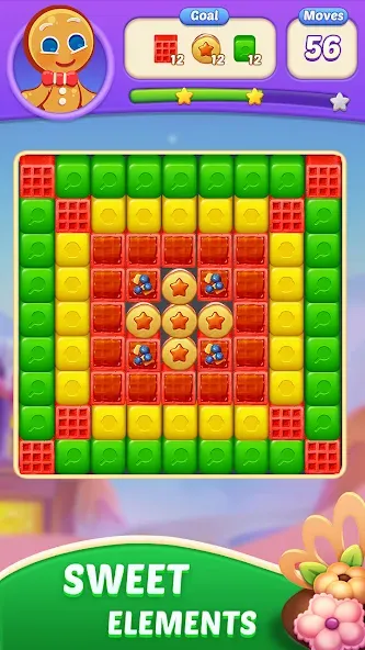 Candy Blast Fever:Cubes Crush (Кенди Бласт Фивер)  [МОД Unlimited Money] Screenshot 2