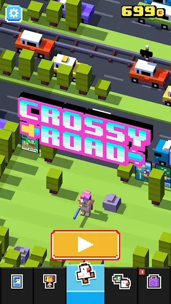 Crossy Road (Кросси Роуд)  [МОД Много денег] Screenshot 1