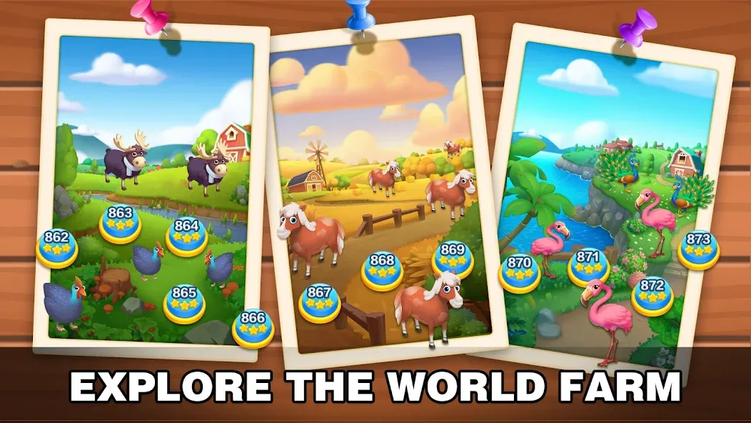 Solitaire Farm: Card Games (Соляр Фарм)  [МОД Много монет] Screenshot 5