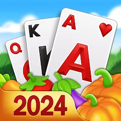 Взломанная Solitaire Farm: Card Games (Соляр Фарм)  [МОД Много монет] - последняя версия apk на Андроид