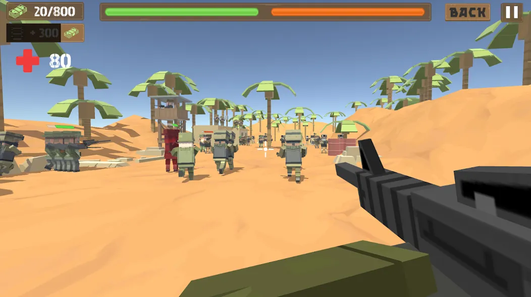 Border Wars: Army Simulator  [МОД Бесконечные деньги] Screenshot 3