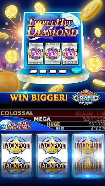 Vegas Grand Slots:Casino Games (Вегас Гранд Слоты)  [МОД Все открыто] Screenshot 5