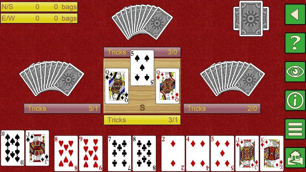 Spades V+, spades card game  [МОД Unlimited Money] Screenshot 4