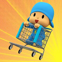 Взломанная Pocoyo Run & Fun: Cartoon Jump  [МОД Бесконечные монеты] - последняя версия apk на Андроид