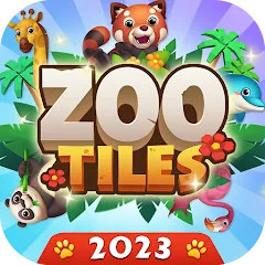 Взлом Zoo Tile - Match Puzzle Game (Зу Тайл)  [МОД Все открыто] - полная версия apk на Андроид