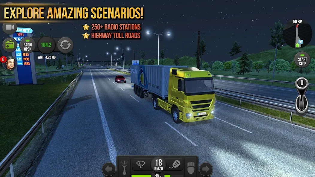 Truck Simulator : Europe  [МОД Меню] Screenshot 2