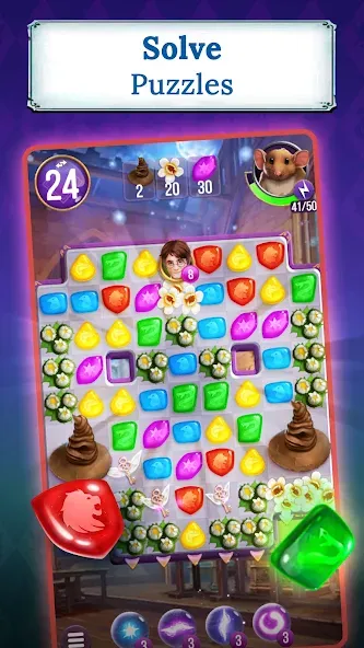 Harry Potter: Puzzles & Spells  [МОД Меню] Screenshot 1