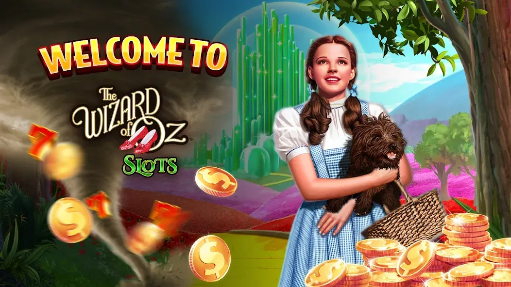 Wizard of Oz Slots Games (Волшебник из страны Оз игровой автомат)  [МОД Много денег] Screenshot 1