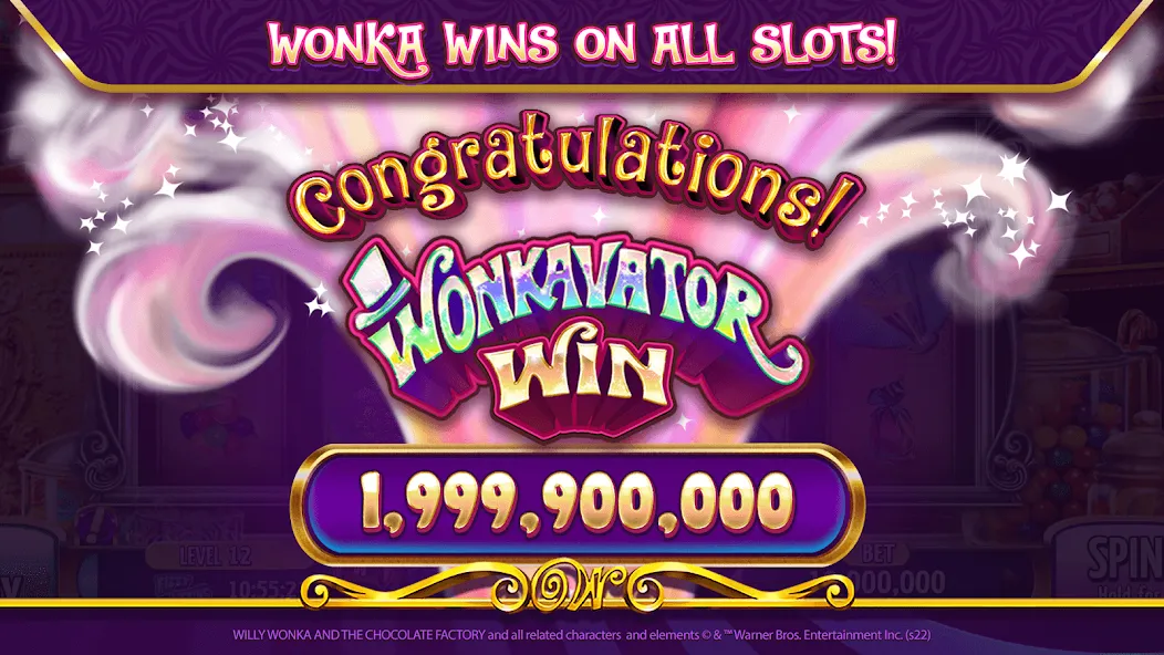 Willy Wonka Vegas Casino Slots (Вилли Вонка Вегас Казино Слоты)  [МОД Много денег] Screenshot 1