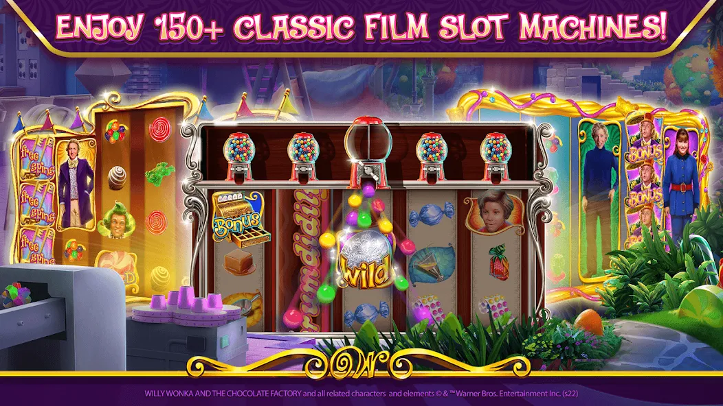 Willy Wonka Vegas Casino Slots (Вилли Вонка Вегас Казино Слоты)  [МОД Много денег] Screenshot 3