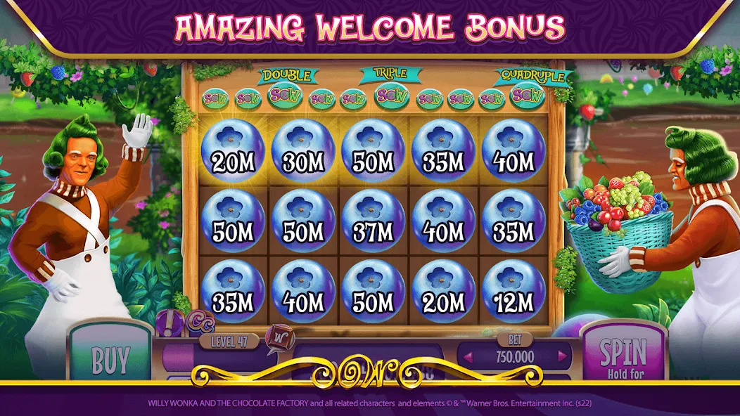 Willy Wonka Vegas Casino Slots (Вилли Вонка Вегас Казино Слоты)  [МОД Много денег] Screenshot 5