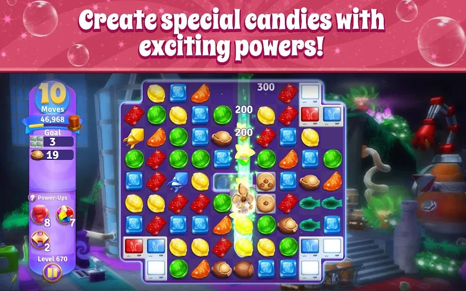 Wonka's World of Candy Match 3  [МОД Unlimited Money] Screenshot 4