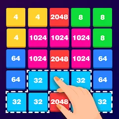 Скачать взломанную 2248 Number block puzzle 2048 (Две тысячи двести сорок восемь)  [МОД Много монет] - стабильная версия apk на Андроид