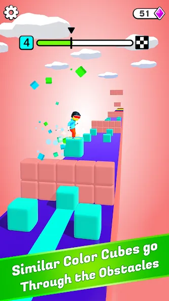 Block Surfer (Блок Серфер)  [МОД Все открыто] Screenshot 2