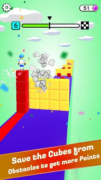 Block Surfer (Блок Серфер)  [МОД Все открыто] Screenshot 3