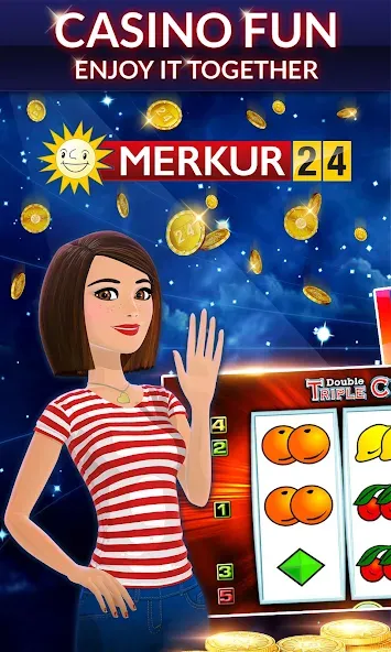 Merkur24 – Slots & Casino (Меркур24 Казино)  [МОД Много монет] Screenshot 1