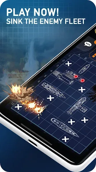 Fleet Battle - Sea Battle  [МОД Меню] Screenshot 1