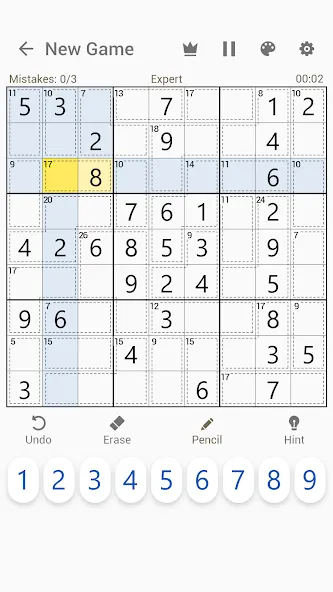 Killer Sudoku - Sudoku Puzzles  [МОД Бесконечные деньги] Screenshot 5