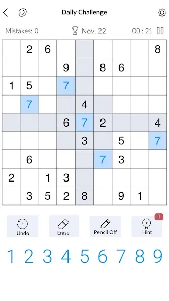 Sudoku - Classic Sudoku Puzzle  [МОД Много монет] Screenshot 1