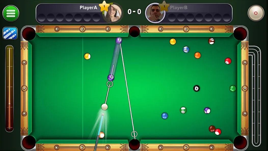 8 Ball Live - Billiards Games (Бол Лайв)  [МОД Все открыто] Screenshot 2