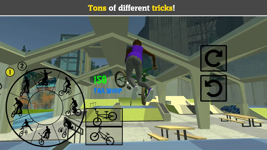 BMX FE3D 2 (БМХ ФЭ3Д 2)  [МОД Бесконечные монеты] Screenshot 3