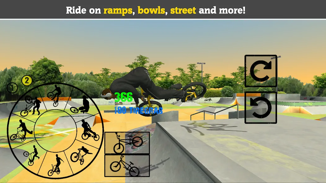 BMX FE3D 2 (БМХ ФЭ3Д 2)  [МОД Бесконечные монеты] Screenshot 4